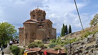 De kerk van Johannes de Evangelist in Ohrid