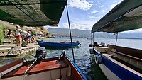 Varen op het meer van Ohrid