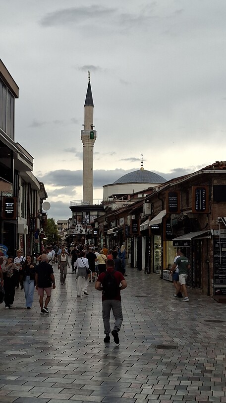 Winkelstraat in Ohrid