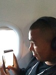 Paulo onderweg van Schiphol naar Frankfurt