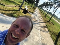 Rondje joggen in het park