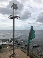 Eind van de pier bij Lumut