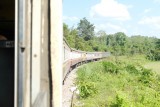 vanuit de trein