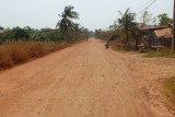 typisch cambodjaanse weg
