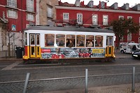 Tram E28 in Lissabon