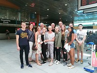 Ontvangst op de luchthaven