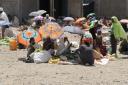 Dames op de markt