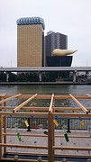 Vreemde gebouwen in Tokyo