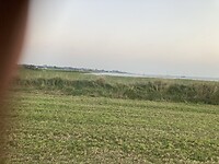 Hier was het nog land