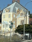 Muurschildering in het dorp