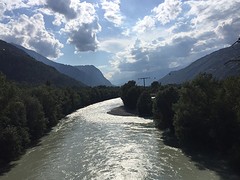 Oversteek Vd Rhône rivier