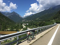 Terugblik op de Alpen Simplonpas va Italy