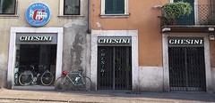 Chesini Bikes Verona waar ik mijn fiets morgen inlever om terug te laten sturen naar Cuijk