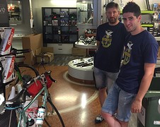 De Chessini bike shop Verona waar ik mijn fiets heb kunnen achterlaten voor verzending NL