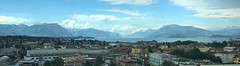 Lago di Garda vanuit de trein van Verona naar Bergamo terug