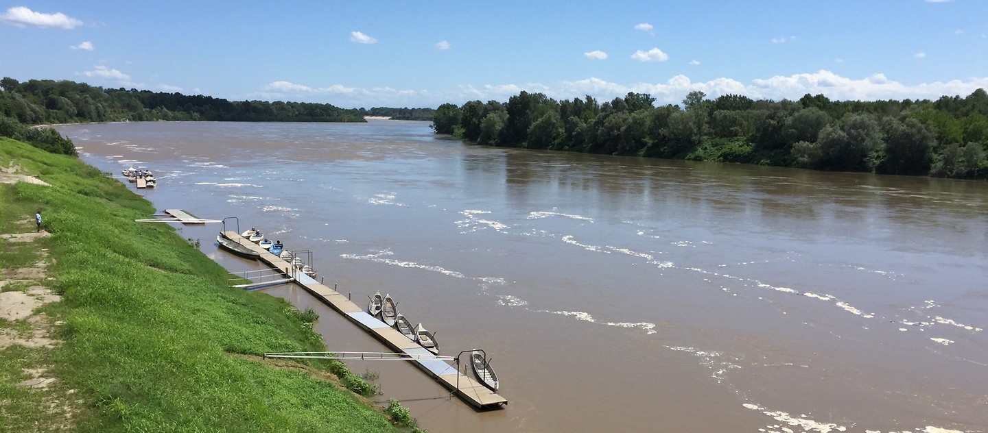 Oversteek Vd rivier de Po bij Cremona
