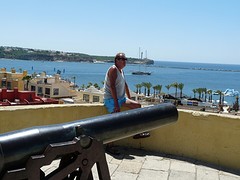 Bij St. Catherina, het fort van Portimao.