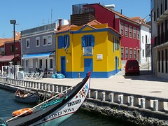 Aveiro met een gondel