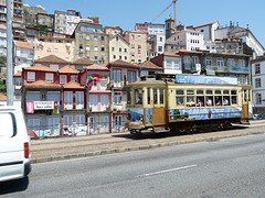 Het oude trammetje van Porto