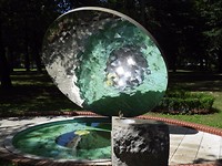 Kunst in het parkje van Gleinstätten