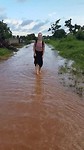Regenseizoen in Ghana, toen was de weg weg