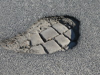 Gat in de weg
