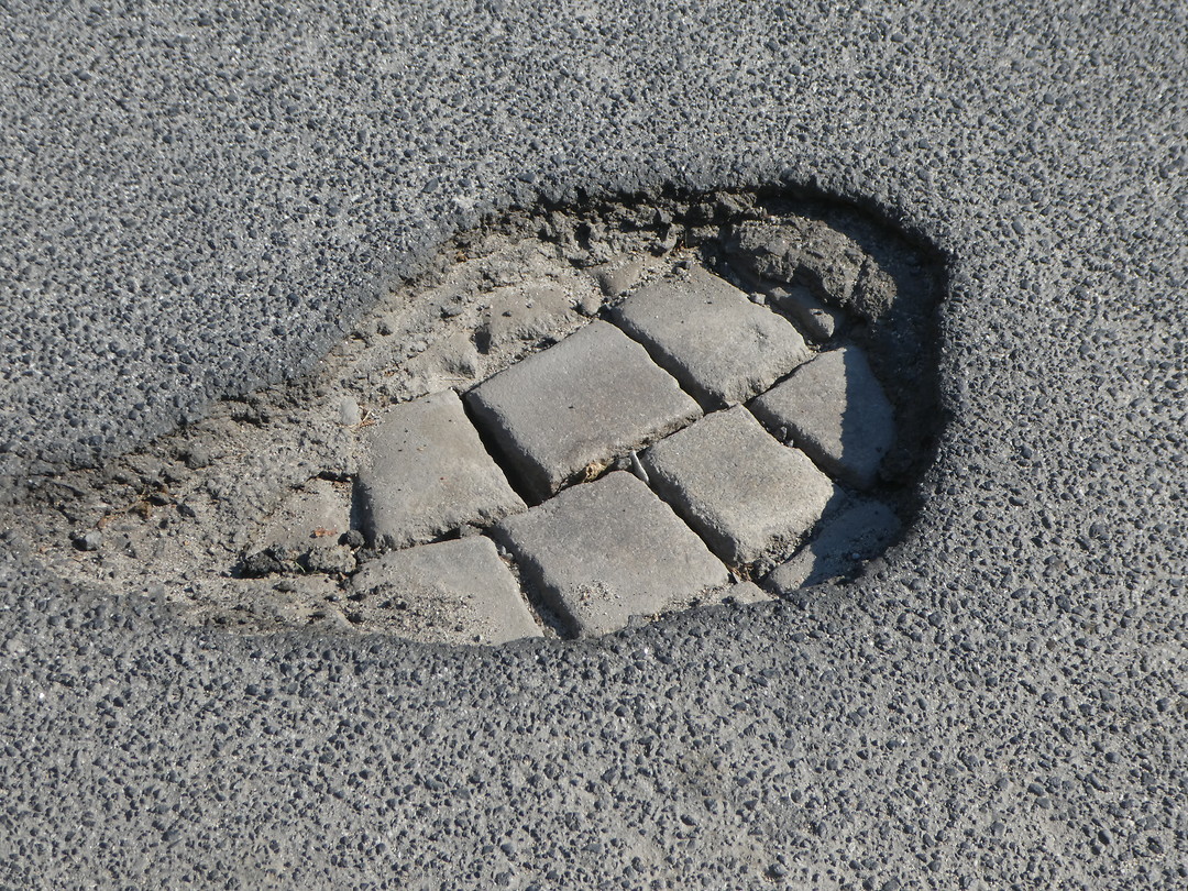 Gat in de weg