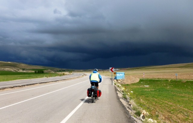 Onweer boven Bayburt