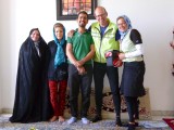 Iconische foto met Mehdi, zijn vrouw en Azerbeidzjaanse schoonmoeder