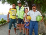 Gulle meloen familie, vlak voor Kokand