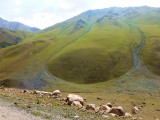 Op weg naar de Ala-Bel Pass