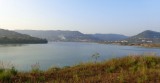 De Jialing rivier vlak voor Cangxi