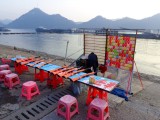 Ballonnen schieten aan de Yangtze