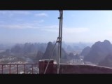 270 gr view vanaf de Yangshuo Television Hill