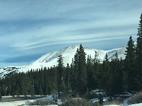 Snowy mountains😍❄️