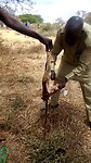 Lunch op weg naar Masai conferentie