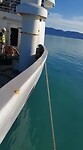 Knippen van mooring line