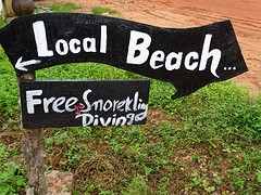 local beach