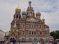 Prachtige kathedraal van de Opstanding in St Petersburg