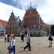 Hollandse renaissancegevel. Van het huis van de zwarthoofden