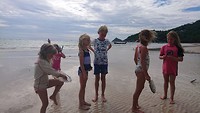 Kids met kids (papa en mama waren aan het duiken)