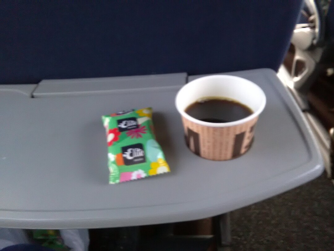 In de bus