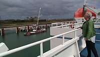 Op de ferry bij Duinkerken