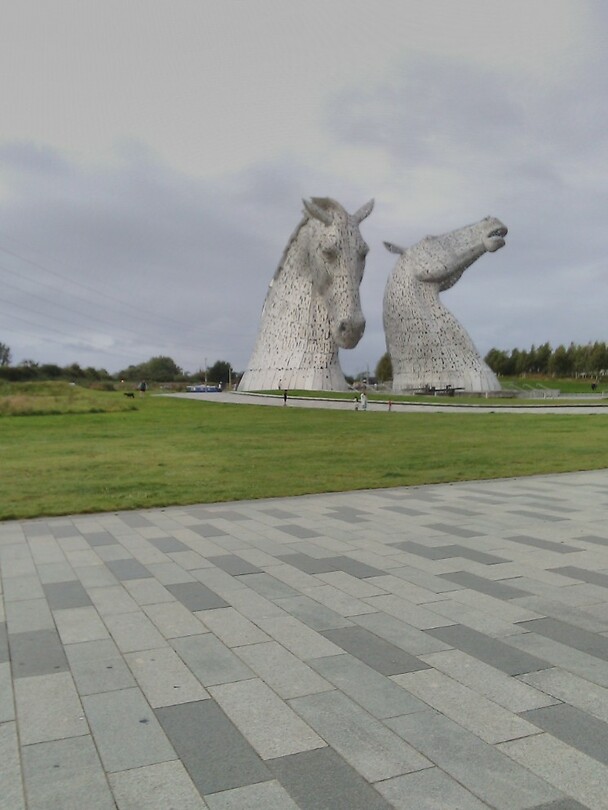 The Kelpies.