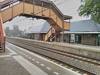 Station Putten einde van de fietstocht