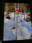 Dit was op de route vandaag. Je ziet dat de sneeuw minder wordt