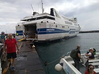 Deze ferry bracht ons naar Capri