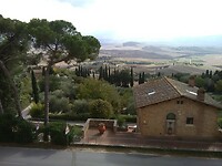 Prachtig uitzicht van uit Pienza