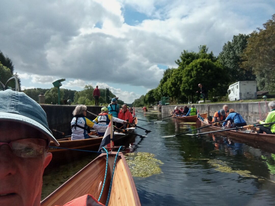 Zo liggen we in de sluis