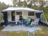 Op de camping in Douville